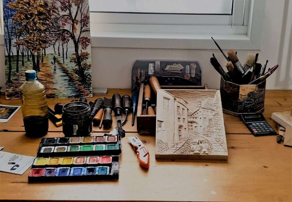 תערוכת יחיד בגלריית יוניטי- ארט מארק ראבוי גלף העץ