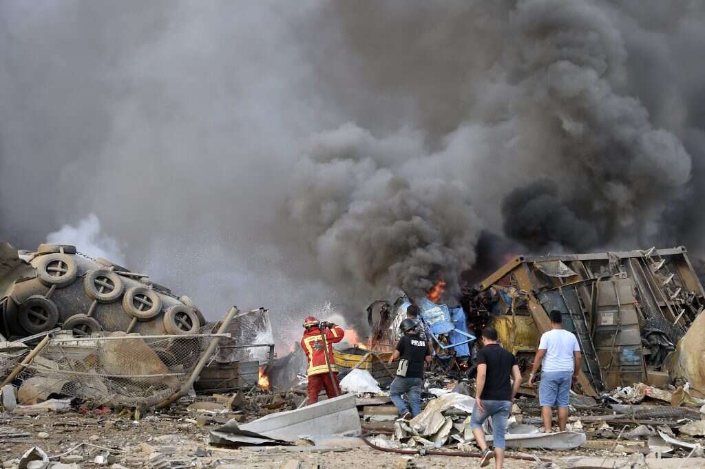 הפיצוץ בנמל ביירות. | EPA