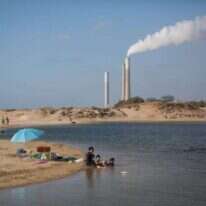 תחנת הכוח אורות רבין בחדרה. | מרים אלסטר, פלאש 90