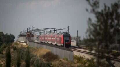 רכבת ישראל סמוך לכרמיאל. | הדס פרוש, פלאש 90