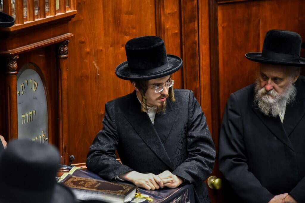 הבן החמישי והאדמו"ר על פי צוואת האב, הרבי יצחק יהושע השל. | שוקי לרר/בחדרי חרדים