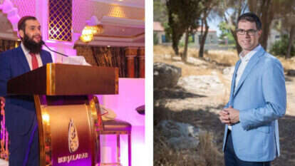 הרב יהודה סרנה והרב לוי דוכמן. צילומים: יונתן זינדל פלאש/90, באדיבות המצולם