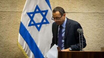 האוזר במליאת הכנסת, השבוע. | אורן בן־חקון