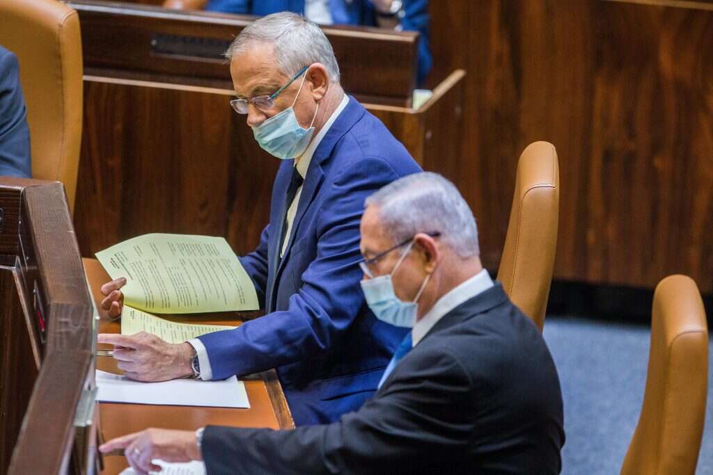 נתניהו וגנץ מצביעים על דחיית התקציב, השבוע. | אורן בן־חקון