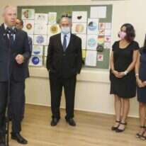 נתניהו ושר החינוך גלנט בביקור בבית ספר בירושלים. | מארק ישראל סלם