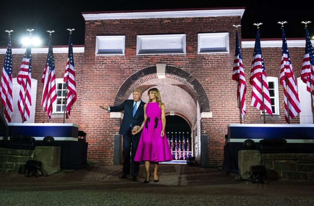 דונלד ומלניה טראמפ. | EPA