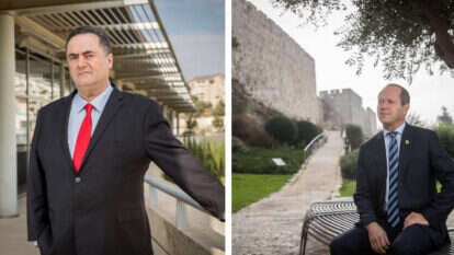 ניר ברקת וישראל כ"ץ. | יונתן זינדל/פלאש90, נועם רבקין פנטון/פלאש90