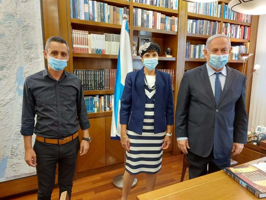 נתניהו ומועלם. | דוברות הליכוד