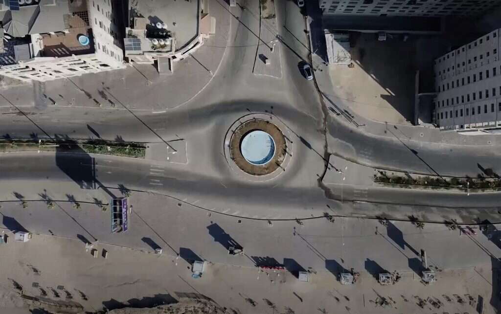 רצועת עזה השבוע, ריקה מאנשים. | EPA