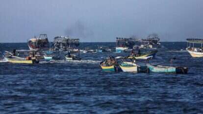 סירות דיג ברצועת עזה. | EPA סירות דיג ברצועת עזה. | EPA