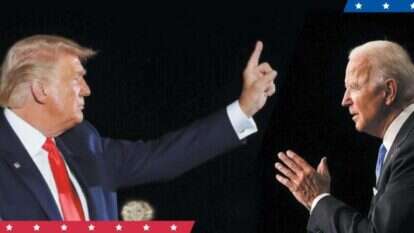 ג'ו ביידן ודונלד טראמפ. | AFP