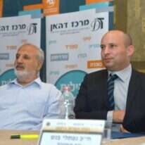 ארז ביטון ושר החינוך דאז, נפתלי בנט. | יוסי זליגר