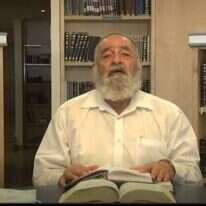 הרב חיים סבתו. | מסך: מתוך השיעור