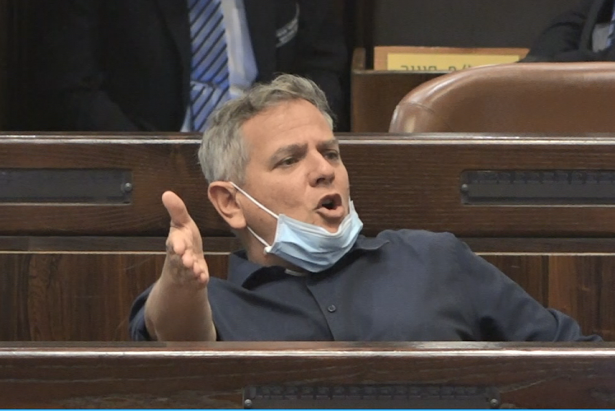 ח"כ ניצן הורוביץ. | מסך מתוך ערוץ הכנסת