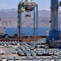 מגרש ייבוא מכוניות באילת. | יהודה בן-איטח, פלאש 90