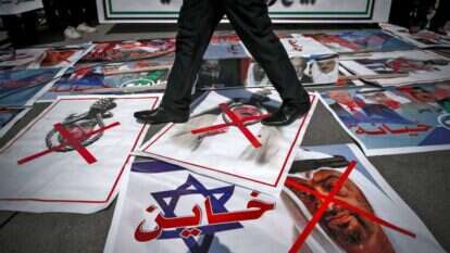 מחאה בעזה נגד הסכמי השלום בין ישראל לאיחוד האמירויות ובחריין. | AFP