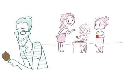 בית של בנות. איור: ינון פתחיה