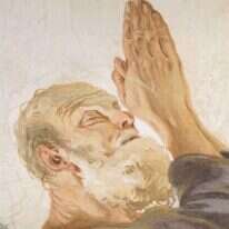 הגישה תואמת את מערכת היחסים שבה האדם מתווכח, אפילו מטיח, ולעיתים קרובות זוכה במשפטו עם הא־ל. אברהם המקראי ג'אנבטיסטה טייפולו (1770-1696), פרט מתוך הפרסקו "אברהם והמלאכים", אודינה, איטליה. | גטי אימג'ס