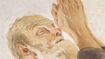 הגישה תואמת את מערכת היחסים שבה האדם מתווכח, אפילו מטיח, ולעיתים קרובות זוכה במשפטו עם הא־ל. אברהם המקראי ג'אנבטיסטה טייפולו (1770-1696), פרט מתוך הפרסקו "אברהם והמלאכים", אודינה, איטליה. | גטי אימג'ס הגישה תואמת את מערכת היחסים שבה האדם מתווכח, אפילו מטיח, ולעיתים קרובות זוכה במשפטו עם הא־ל. אברהם המקראי ג'אנבטיסטה טייפולו (1770-1696), פרט מתוך הפרסקו "אברהם והמלאכים", אודינה, איטליה. | גטי אימג'ס