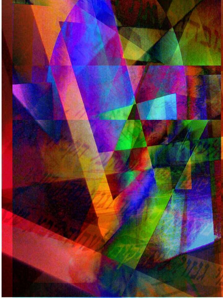 אבנר בר חמא, "יוצר המאורות", ציור מעובד במחשב, 2007 אבנר בר חמא, "יוצר המאורות", ציור מעובד במחשב, 2007