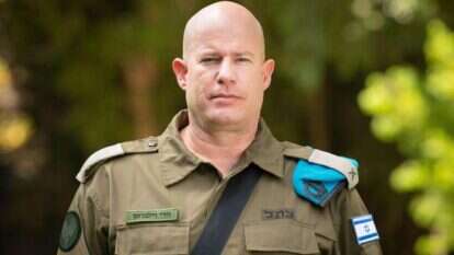 דובר צה"ל תא"ל הדי זילברמן. | דובר צה"ל