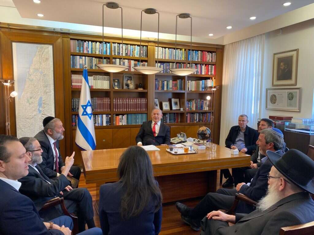 נתניהו עם בלוק הימין