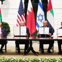 טקס החתימה בבית הלבן. | EPA