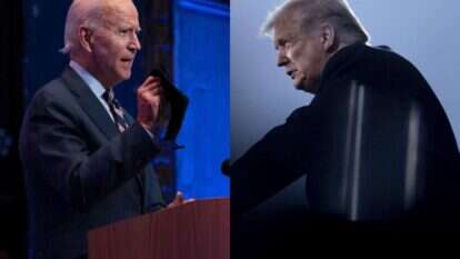 טראמפ וביידן. צילומים: AFP