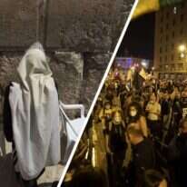 המבקשים להתפלל בציבור בשטחים פתוחים, מקופחים בהשוואה לאלה המעוניינים להפגין. צילומים: EPA