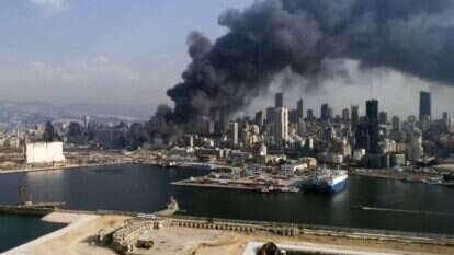 נמל ביירות בלבנון, בתחילת ספטמבר. | EPA