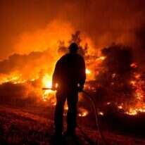 האש בקליפורניה. | AFP