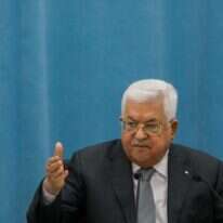 אבו־מאזן. | פלאש 90