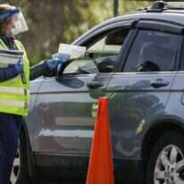 מתחם היבדק וסע בשיקאגו, אילינוי. מאי 2020. | (Joel Lerner/Xinhua דרך Getty)