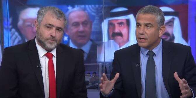 שמעון ריקלין וינון מגל. | מסך מתוך ערוץ 20