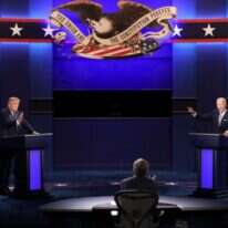 העימות בין טראמפ לביידן, לפני הבחירות הקודמות. | EPA