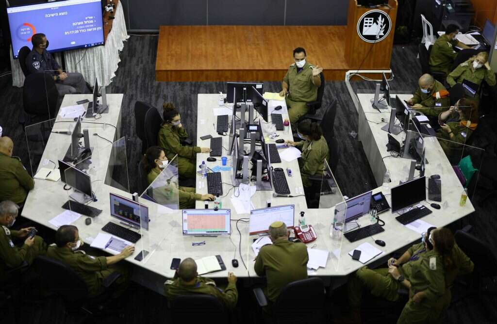 מפקדת אלון. | AFP