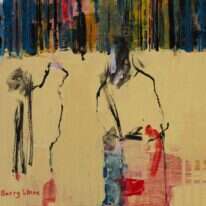 ברי סטון, "עוד מעט כמעט אנו גוף אחד", אקריליק על בד, 2018