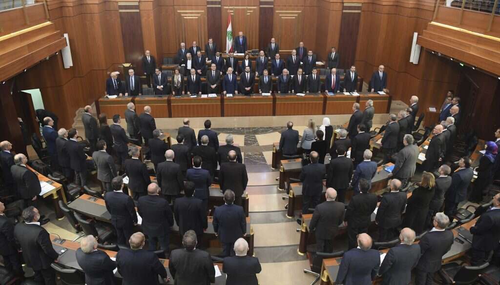 הפרלמנט הלבנוני, 2019. | AP