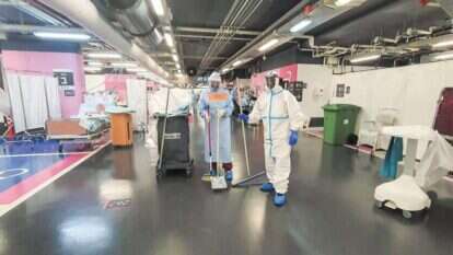 מחלקת הקורונה בבית החולים רמב"ם. | יאיר קראוס