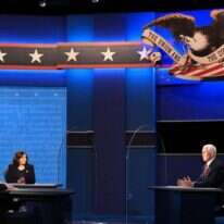 לא ברור אם ישפיע על תוצאות הבחירות. פנס, האריס ומנחת העימות | איי.אף.פי