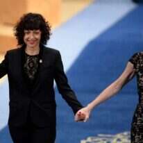 זוכות פרס נובל לכימיה ג'ניפר דאודנה ועמנואל שרפנטייה ב-2015. | AFP