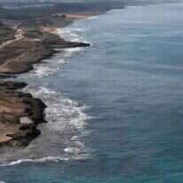 חוף ראש הנקרה, הסמוך לגבול עם לבנון. | AFP