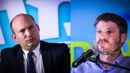 בצלאל סמוטריץ' ונפתלי בנט. צילומים: אורן בן חקון