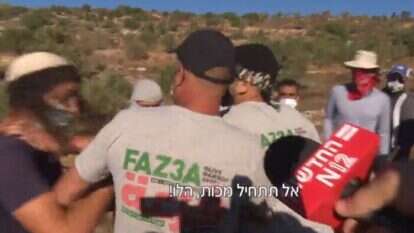 מסך מתוך הכתבה של אוהד חמו בחדשות 12