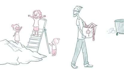 "אני רק אלך... להניח את זה איפשהו..." איור: ינון פתחיה