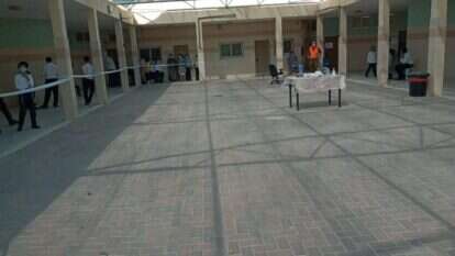 מתחם בדיקות הקורונה שהוקם בשבוע שעבר בשכונה החרדית בירוחם. | מועצה מקומית ירוחם מתחם בדיקות הקורונה שהוקם בשבוע שעבר בשכונה החרדית בירוחם. | מועצה מקומית ירוחם