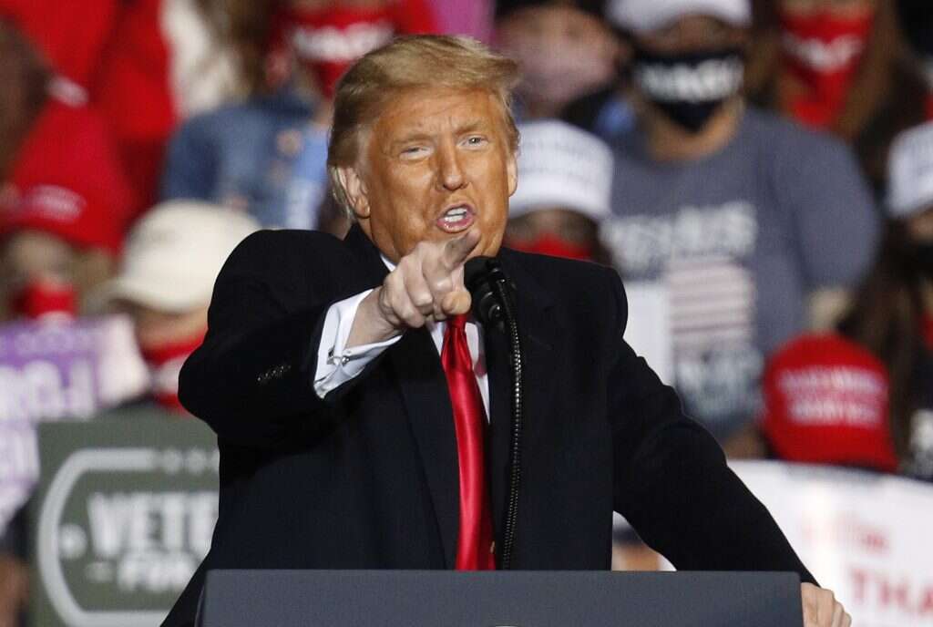 נשיא ארה"ב דונד טראמפ, לפני בחירות 2020. | EPA