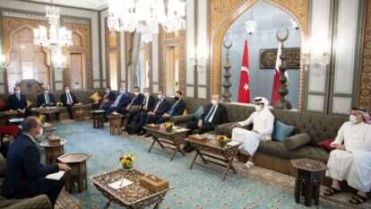 ארדואן ושליט קטאר, 2020. | AFP