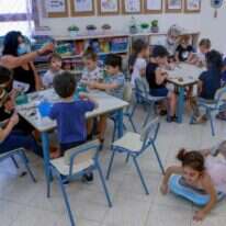 גן חובה שחזר לפעולה בשוהם, השבוע. | AFP