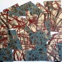 מירה צדר, "מצודה", אקריליק על נייר, 2016